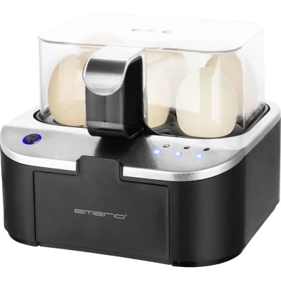 Afbeelding van EMERIO EB 123177.12 Eierkoker BPA vrij Zwart, RVS