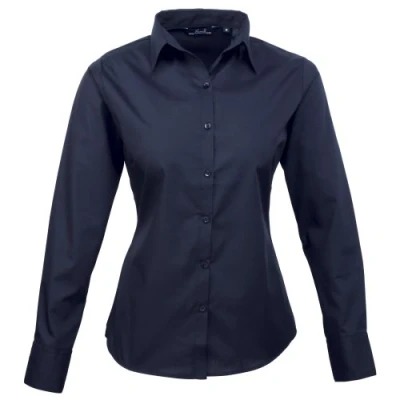 Afbeelding van Premier Blouse met lange mouwen dames, blauw, 52