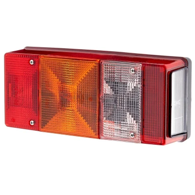 Afbeelding van HELLA 2SL 007 547 061 Achterlicht rechts Rood Zwart Zonder gloeilampen