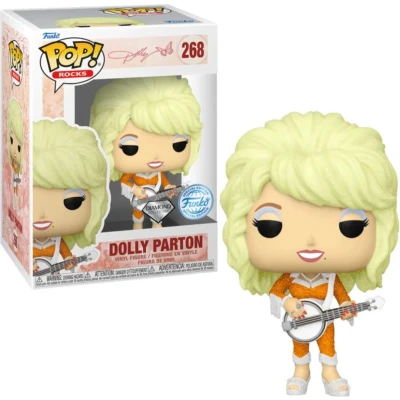 Afbeelding van Funko Pop! Rocks Dolly Parton #268 DIAMOND COLLECTIE verzamelfiguur