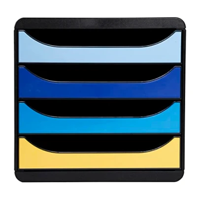 Afbeelding van Exacompta, Opslag van documenten, BEEBLUE BIG BOX Ladebox (34,5 x 28 27 cm)