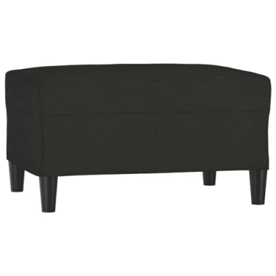 Afbeelding van Voetenbank 70x55x41 cm stof zwart