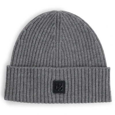 Afbeelding van HUGO dop Xola Beanie Medium Grey grijs