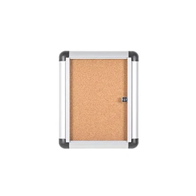 Afbeelding van Bi Office Vitrine voor binnen, van kurk incl. extra display, afsluitbaar, 270 x 357 mm, 1 A4