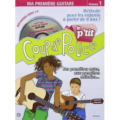 Image de Méthodes et pédagogie COUP DE POUCE LE P&#039;TIT + CD Guitare acoustique
