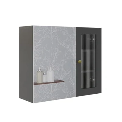 Afbeelding van Vicco Malte 60 x 50 cm met spiegel Grijs