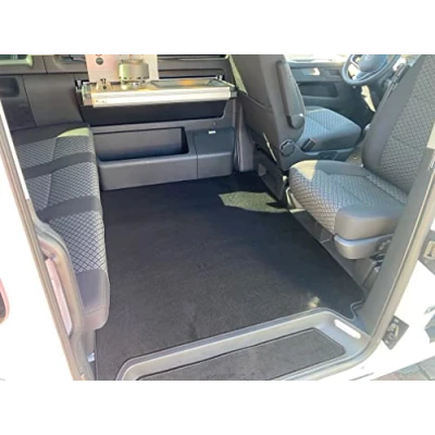 Afbeelding van autix Luxe fluwelen vloermatten voor VW T6 T6.1 California Beach Camper