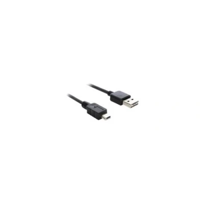 Image de Delock Easy Câble USB (M) reversible pour mini de type B 2.0 50 cm noir
