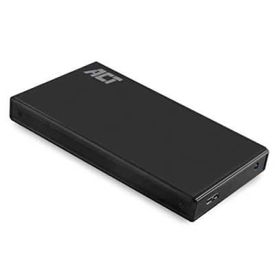 Afbeelding van ACT AC1200 2.5&quot; SATA Hardeschijf Behuizing USB 3.2 Gen1 Aluminium Zwart