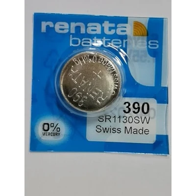 Afbeelding van Renata SR1130SW 390 lithium knoopcel, gemaakt in Zwitserland