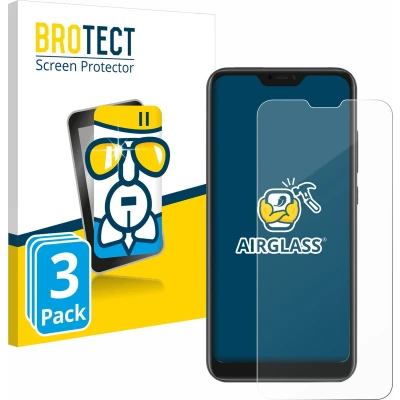Afbeelding van BROTECT Screenprotector voor Xiaomi Mi A2 Lite Folie Beschermfolie Beschermglas transparant (3 Stuks)