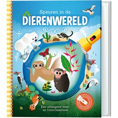Afbeelding van Lantaarn publishers lees en zoekboek speuren in de dierenwereld