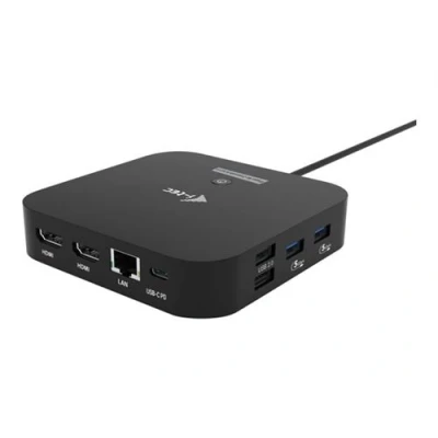 Afbeelding van i tec C31DUALHDMIDOCKPD laptop dock &amp; poortreplicator Bedraad USB 3.2 Gen 2 (3.1 2) Type C Zwart