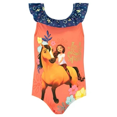 Afbeelding van DreamWorks Badpak Spirit Riding Free Meisjes, Meerkleurig