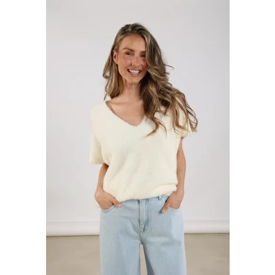 Afbeelding van Nukus Dina Top Soft S / Ecru
