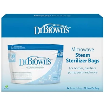 Afbeelding van Dr. Brown&#039;s Magnetron Sterilisatiezakjes 5 stuks