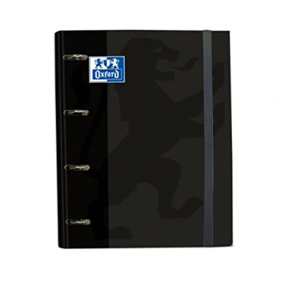 Afbeelding van Ringmap Oxford Classic Europeanbinder Zwart A4