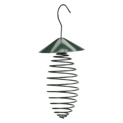 Afbeelding van Trixie Mezenbollenhouder Spiraal Met Dak 10X10X25 CM
