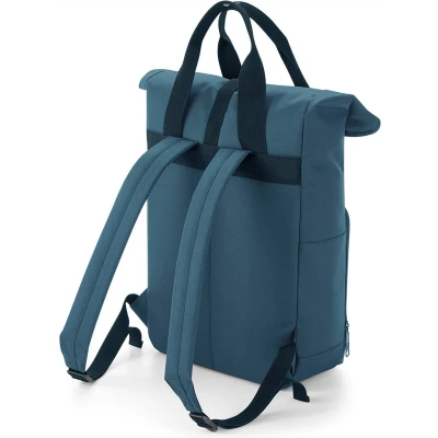 Afbeelding van Twin Handle Roll Top Backpack BagBase 11 Liter Airforce Blue
