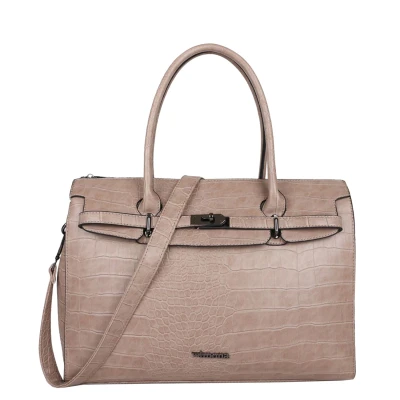 Afbeelding van Wimona Sofia 5003 Schoudertas / Laptoptas 15 inch Taupe