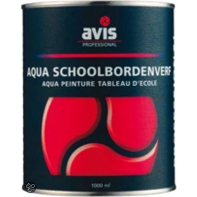 Afbeelding van Avis Aqua Schoolbordenverf Groen 0,25 liter Matte verf voor hout binnen (waterbasis)
