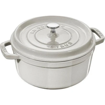 Afbeelding van Staub Cocotte , Rond 28 Cm White Truffle