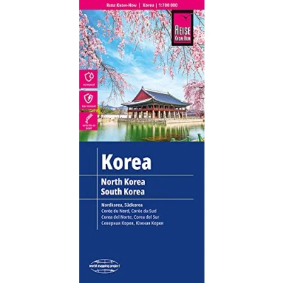 Afbeelding van Reise Know How Landkarte Korea, Nord und Süd 1 : 700.000
