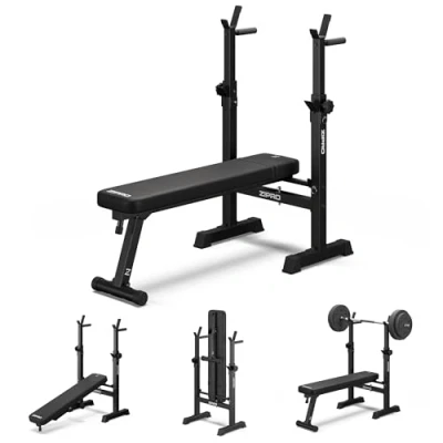 Afbeelding van Zipro® Core Halterbank Fitnessbank Bench press bank Bankdrukbank Krachttraining Verstelbaar Voor Beginners en Professionele sporters Duurzaam Comfortabel