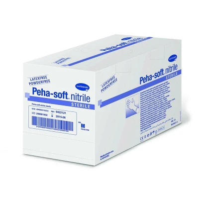 Afbeelding van Peha soft nitril handschoenen steriel poedervrij 50 paar Medium