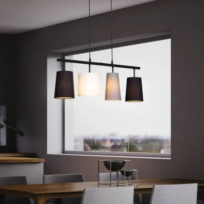 Afbeelding van Briloner Leuchten SHADES hanglamp 4 flames E27 Fittingen lampen niet inbegrepen max. 40 W IP20 74 x 120 cm