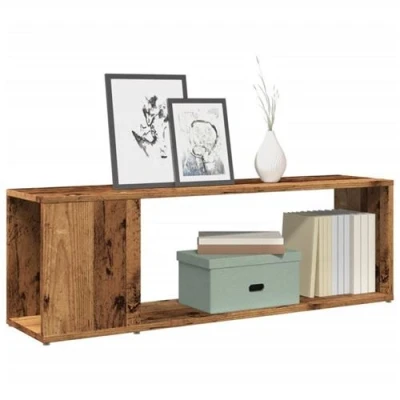 Afbeelding van vidaXL Tv meubel 100x24x32 cm bewerkt hout oud houtkleurig