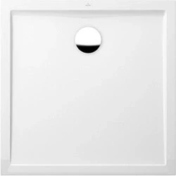 Afbeelding van Villeroy &amp; Boch Futurion Flat vierkante douchebak zonder onderstel wit