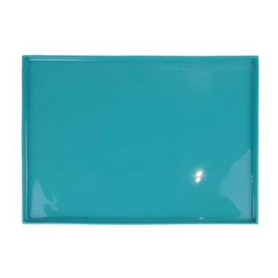 Image de Lily cook kp5123 plaque à génoise silicone rose/bleu/vert 27x37cm