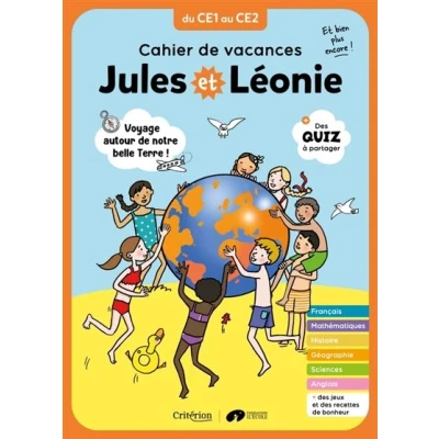 Image de Cahier de vacances Jules et Léonie du CE1 au CE2 Nouvelle édition