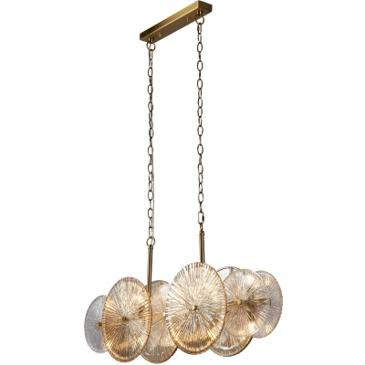 Afbeelding van Wagenwiel hanglamp, 10 lamps