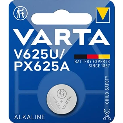 Afbeelding van Varta V625U alkaline batterij, PX625, LR9, knoopcel EPX625, RM625