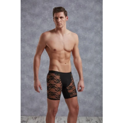 Afbeelding van Doreanse Kanten Lange Boxer Zwart