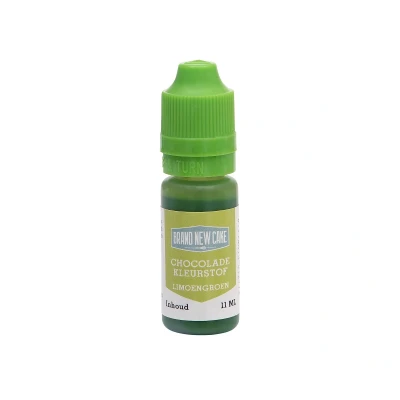 Afbeelding van BrandNewCake Chocolade Kleurstof Limoengroen 11ml