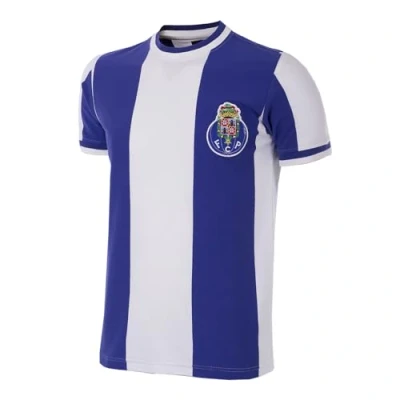 Afbeelding van COPA FC Porto 1971 72 Retro Voetbal Shirt S Wit; Blauw