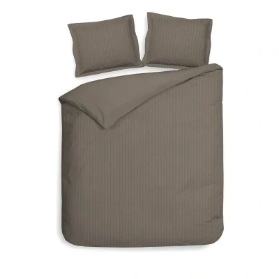 Afbeelding van Heckett Lane Dekbedovertrek Banda Taupe 240 x 200x220