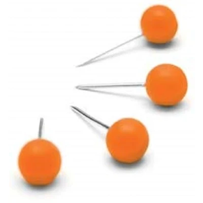 Afbeelding van Prikbordspeld Nobo oranje 100 stuks