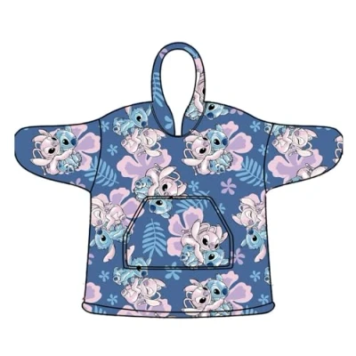 Afbeelding van Disney Lilo &amp; Stitch Hoodie Fleece deken, Angel Kind (3 6 jaar) Polyester