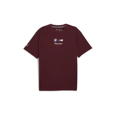 Afbeelding van Puma BMW LOGO TEE Tshirt print, Heren, Maat: Small, Ruby shimmer