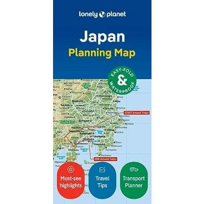 Afbeelding van Map Lonely Planet Japan Planning