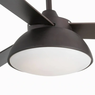 Afbeelding van Plafondventilator Rodas met LED lamp, bruin