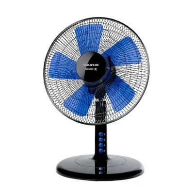 Afbeelding van Tafelventilator Taurus Boreal 12 Elegance Zwart/Blauw 45 W