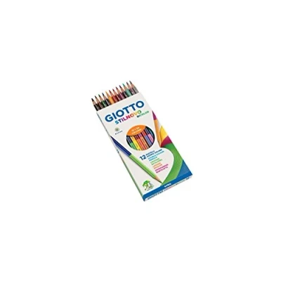 Image de Giotto Stilnovo Bicolor Étui de 12 crayons