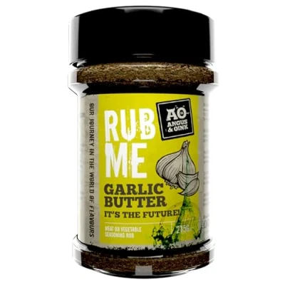 Image de Angus &amp; Oink Assaisonnement au beurre à l&#039;ail Saveur riche et gourmande pour poulet, frites pommes de terre rôties 225 g