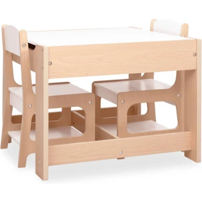 Afbeelding van Kindertafel Met 2 Stoelen Mdf