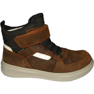 Afbeelding van Superfit Cosmo Sneakers hoog voor kinderen, Maat: 30, Braun Nubukleer/ textiel